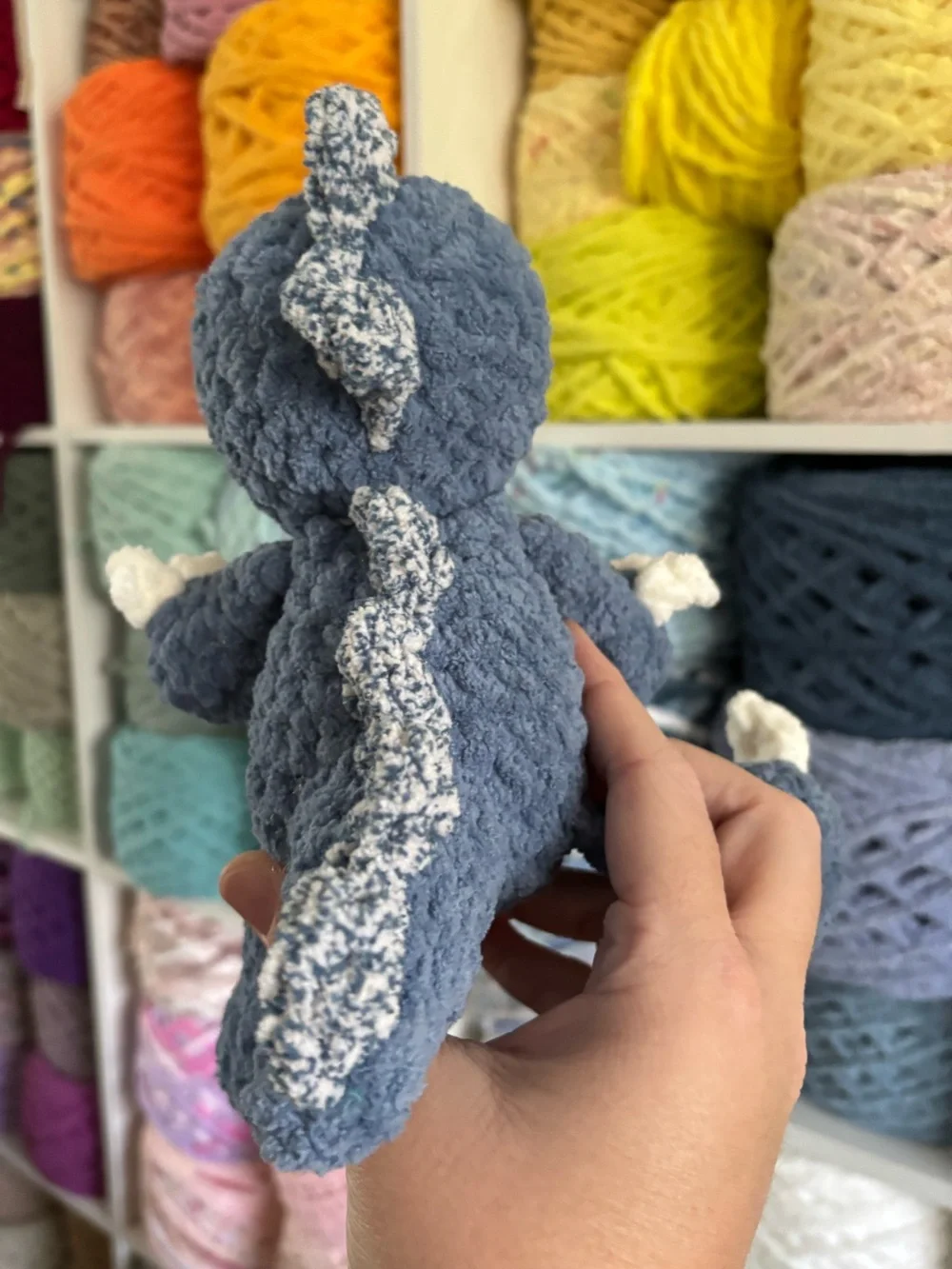 Crochet baby Tyrannosaurus Rex plush handmade